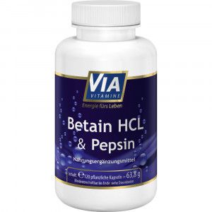Betain HCL & Pepsin 120Kps